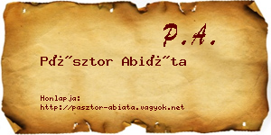 Pásztor Abiáta névjegykártya